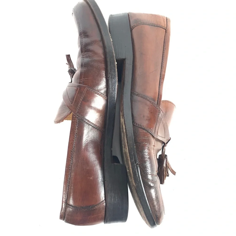 Johnston & Murphy Leather Tassel Loafer 8.5M